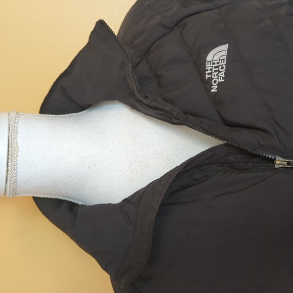 The North Face 550 Flare Goose Down Black Zip Jacket Size SP - Picture 8 of 16